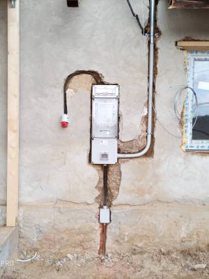 Süllyesztett légkábeles mérőszekrény 400V csatlakozással